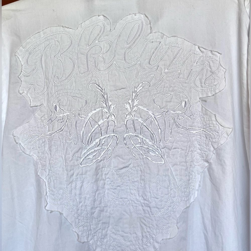 Brooklyn Xpress Mens Long Sleeve White Button Down. Sz XXL. NWT. - Picture 3 of 6